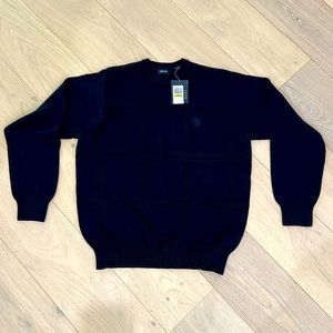 NWT IZOD navy sweater M